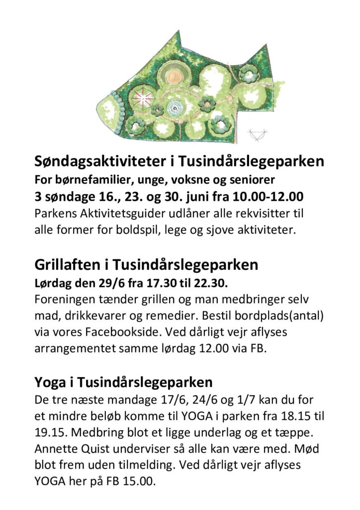Aktiviteter I Parken Juni 2024